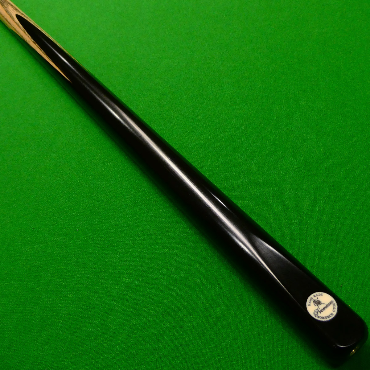 1pc Somdech Premium Snooker cue - Plain Ebony (B)