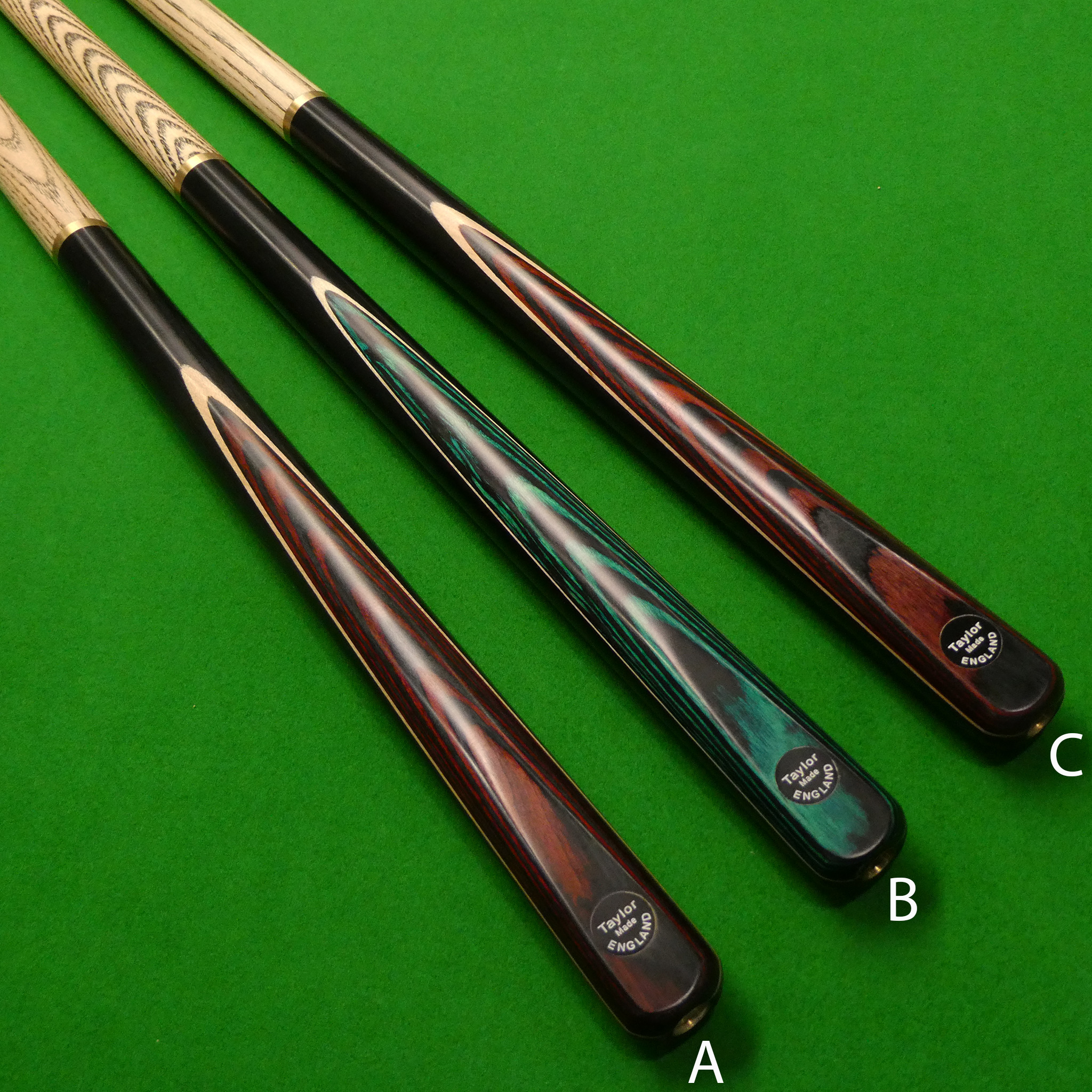 3/4 Taylor Pool Break / Breaking cue A-C