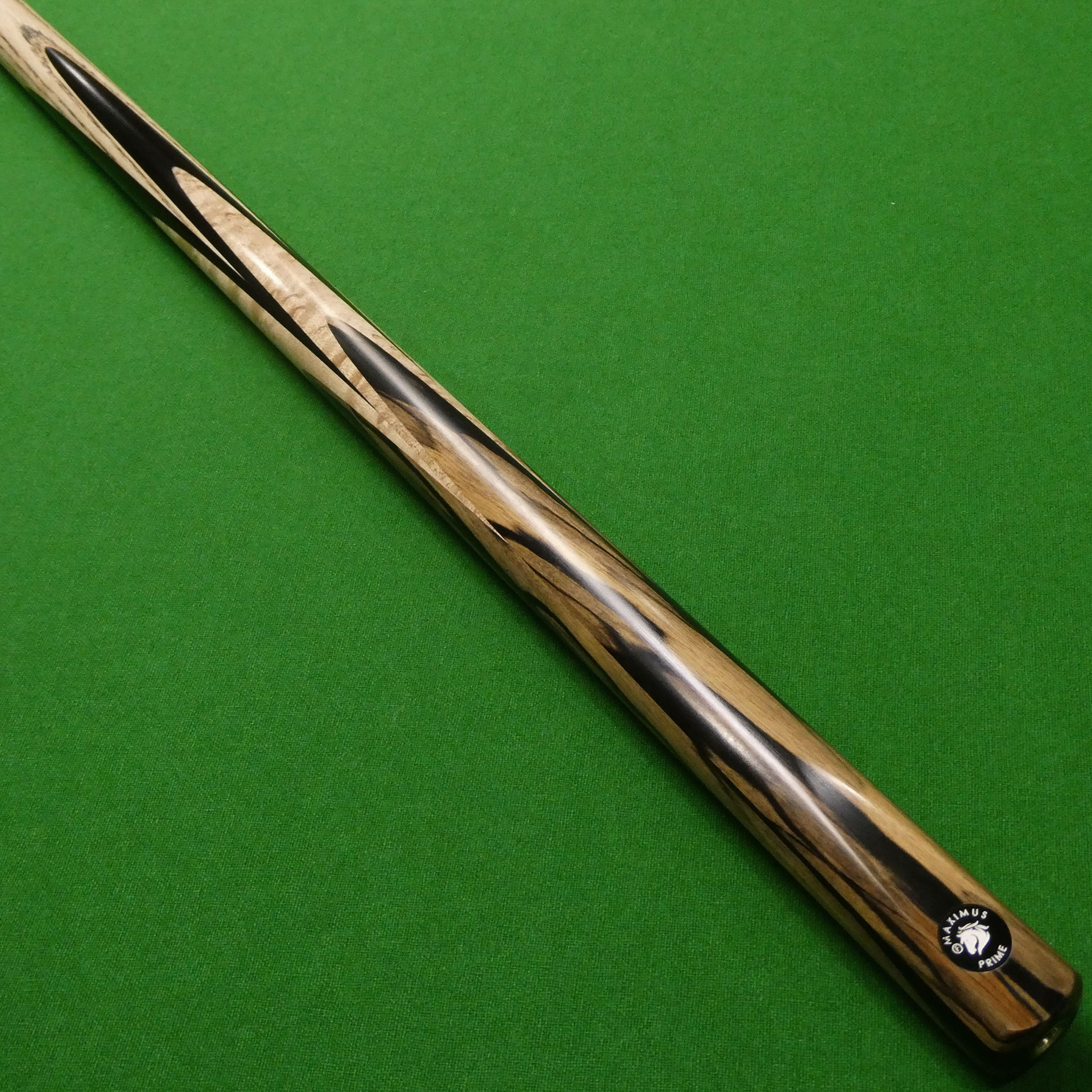 1pc Maximus Prime cue - Premium Ash Full Shaft, Maple Burr & Pale Moon