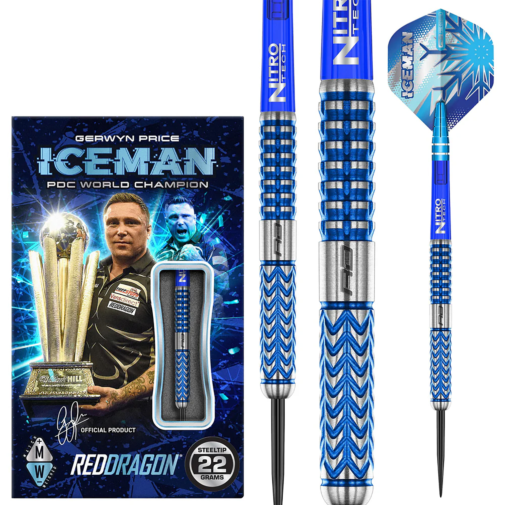 GERWYN PRICE GLACIER DARTS SET