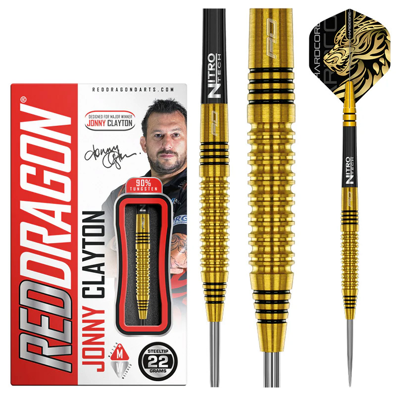 JONNY CLAYTON GOLD DARTS SET