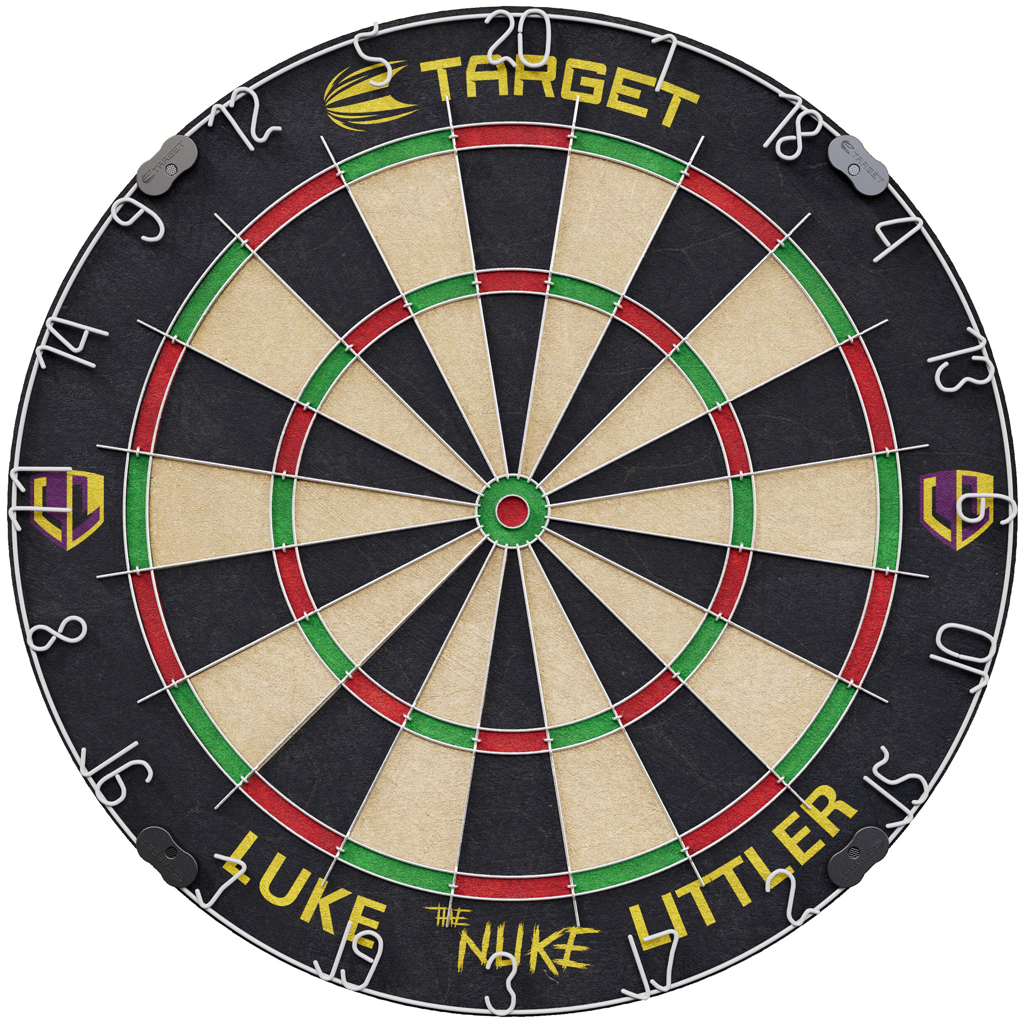 TARGET LUKE 'THE NUKE' LITTLER  DART BOARD SET 2024