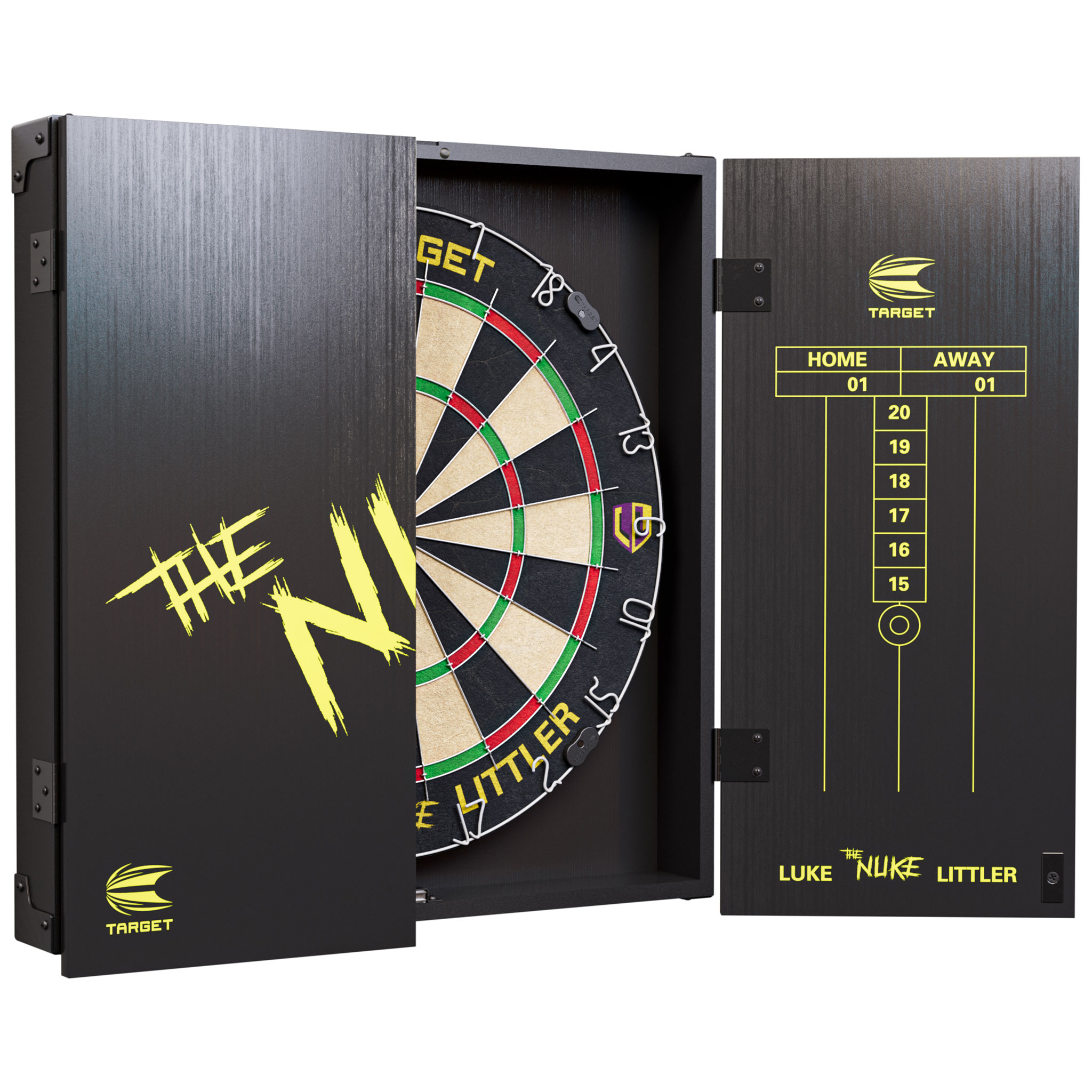 TARGET LUKE 'THE NUKE' LITTLER CABINET & BOARD SET 2024