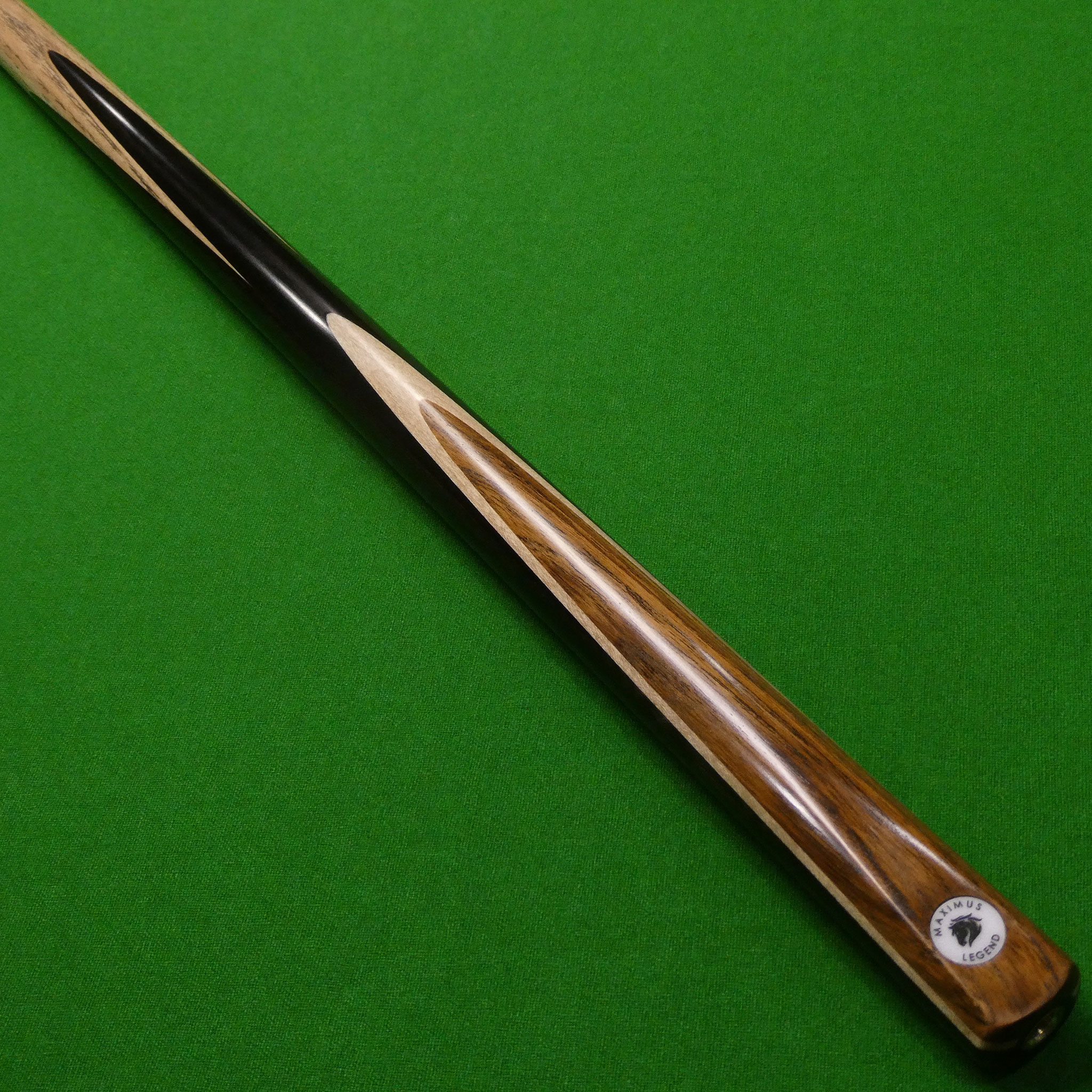 1pc Maximus Legend pool cue - Ash, Ebony & Ovangkol (B)