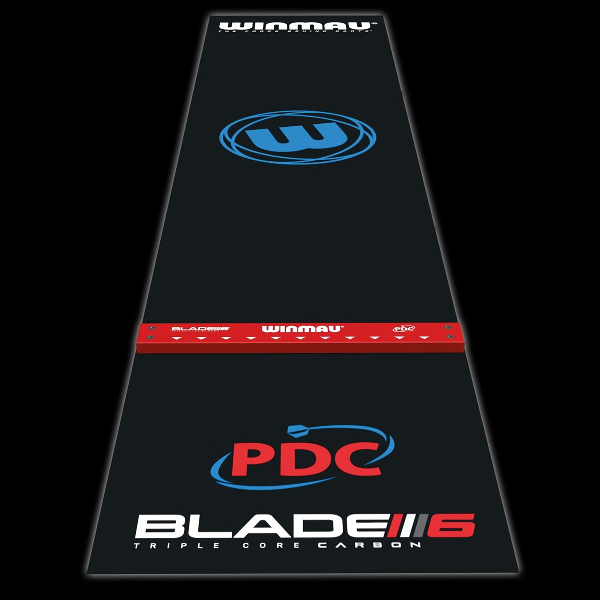 Winmau Pro Zone Precision PVC Dart Mat & Integrated Oche 8216