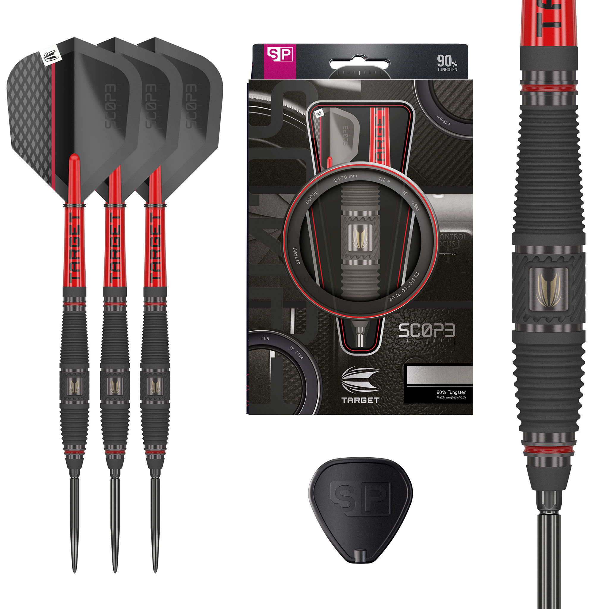 SCOPE 90% 03 SP STEEL TIP DARTS SET 2024