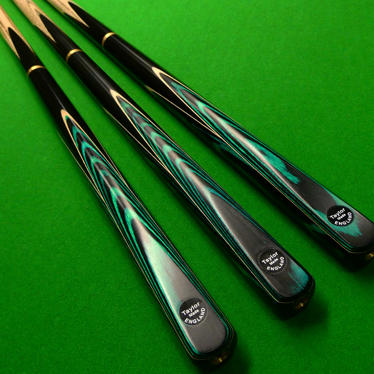 3/4 Taylor Special Green Hand Spliced Pool cue + Mini Butt