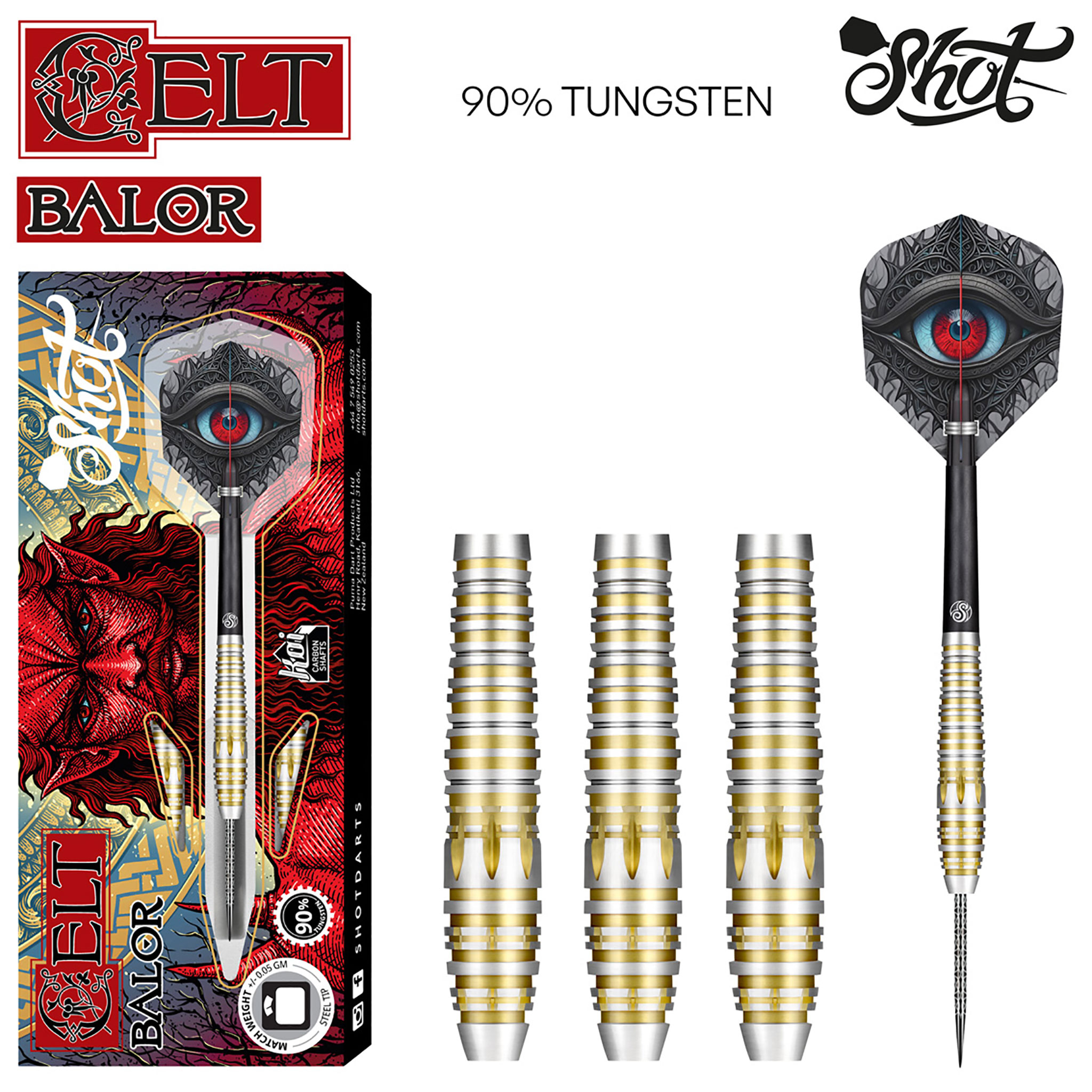 Celt Balor Steel Tip Darts Set