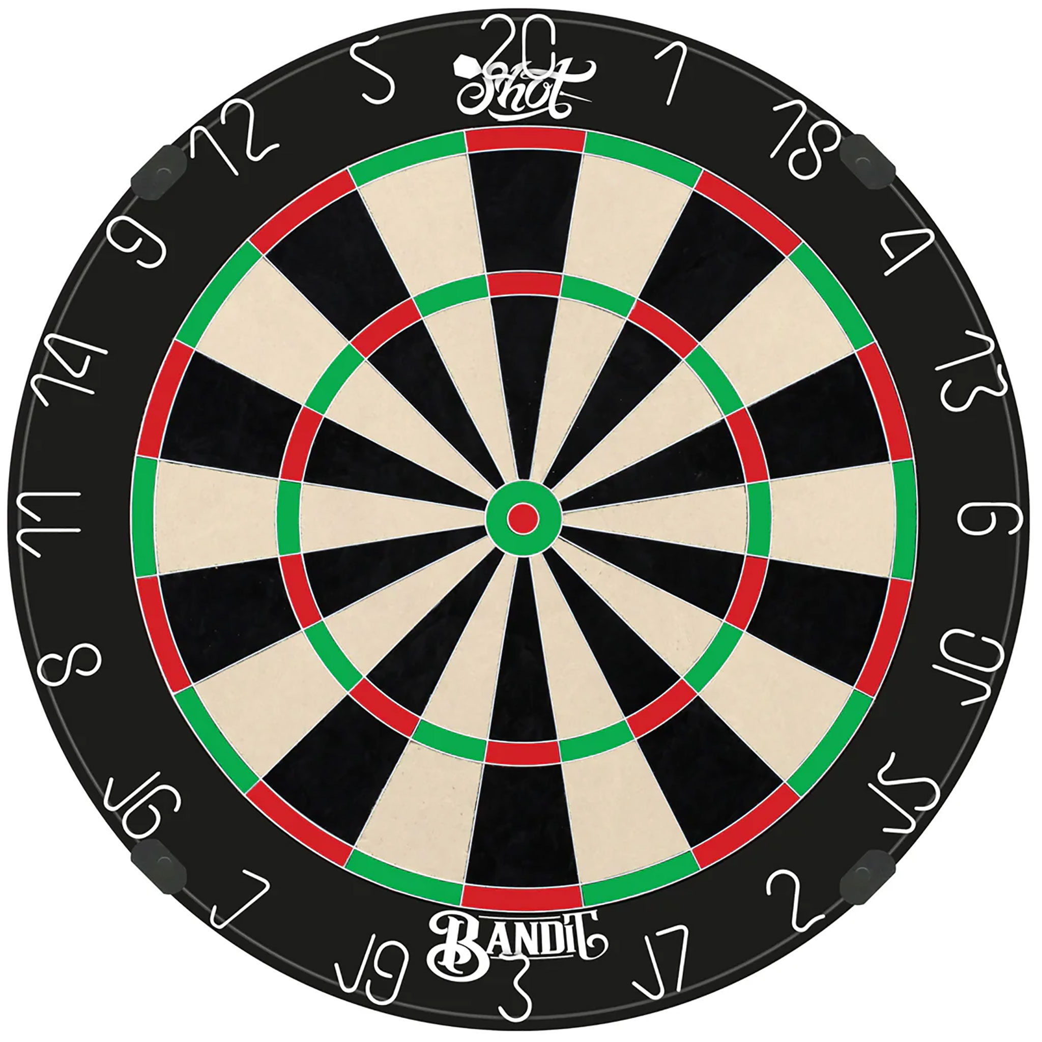 Shot Bandit Gen 4 Bristle Dartboard