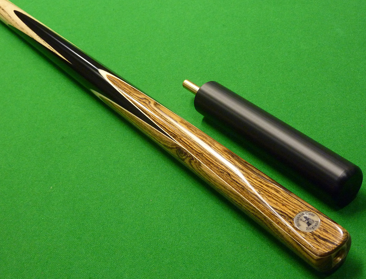 1pc Hand Spliced Apex Snooker cue with Mexican Rosewood cue + Mini butt