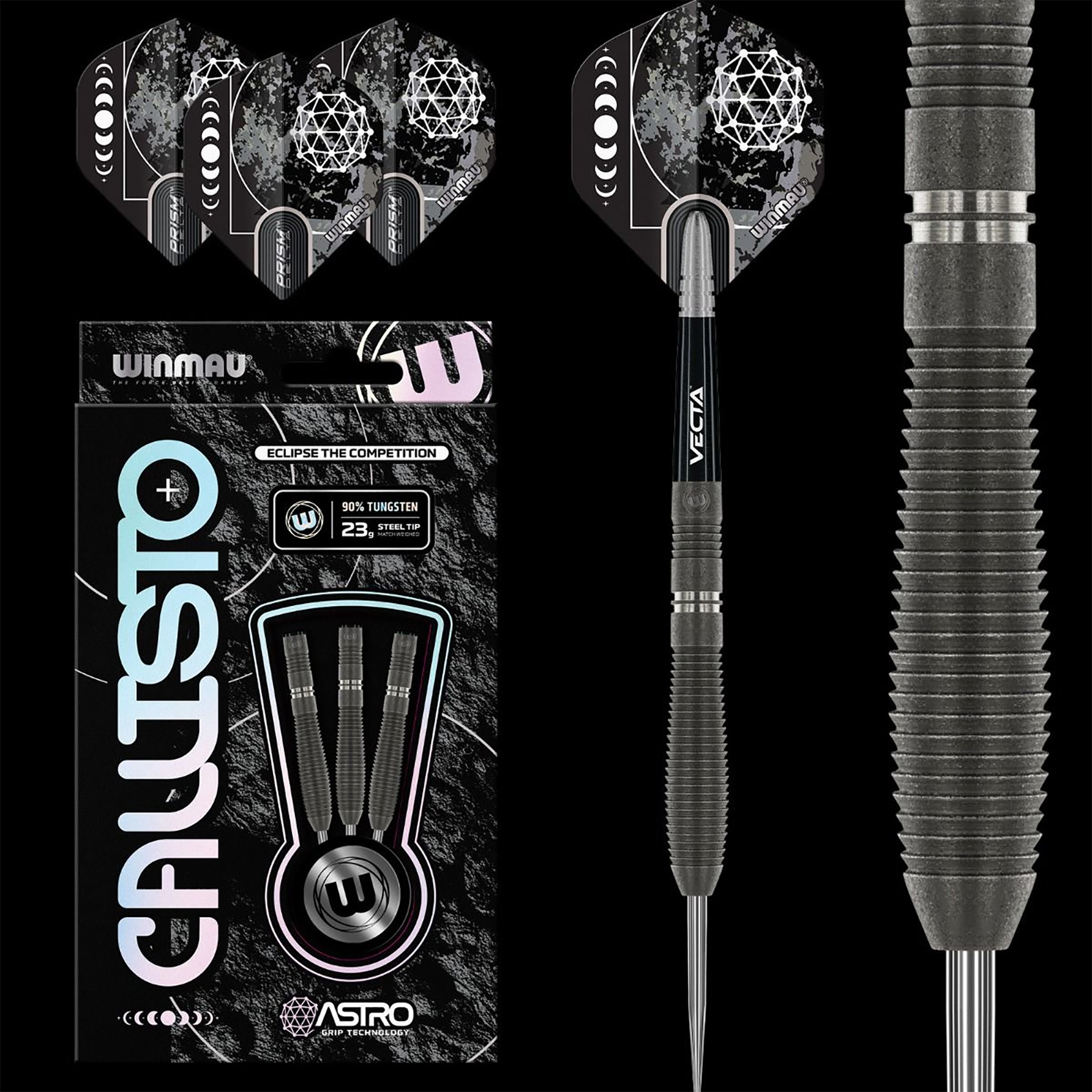 Callisto darts 90% Tungsten - Astro grip