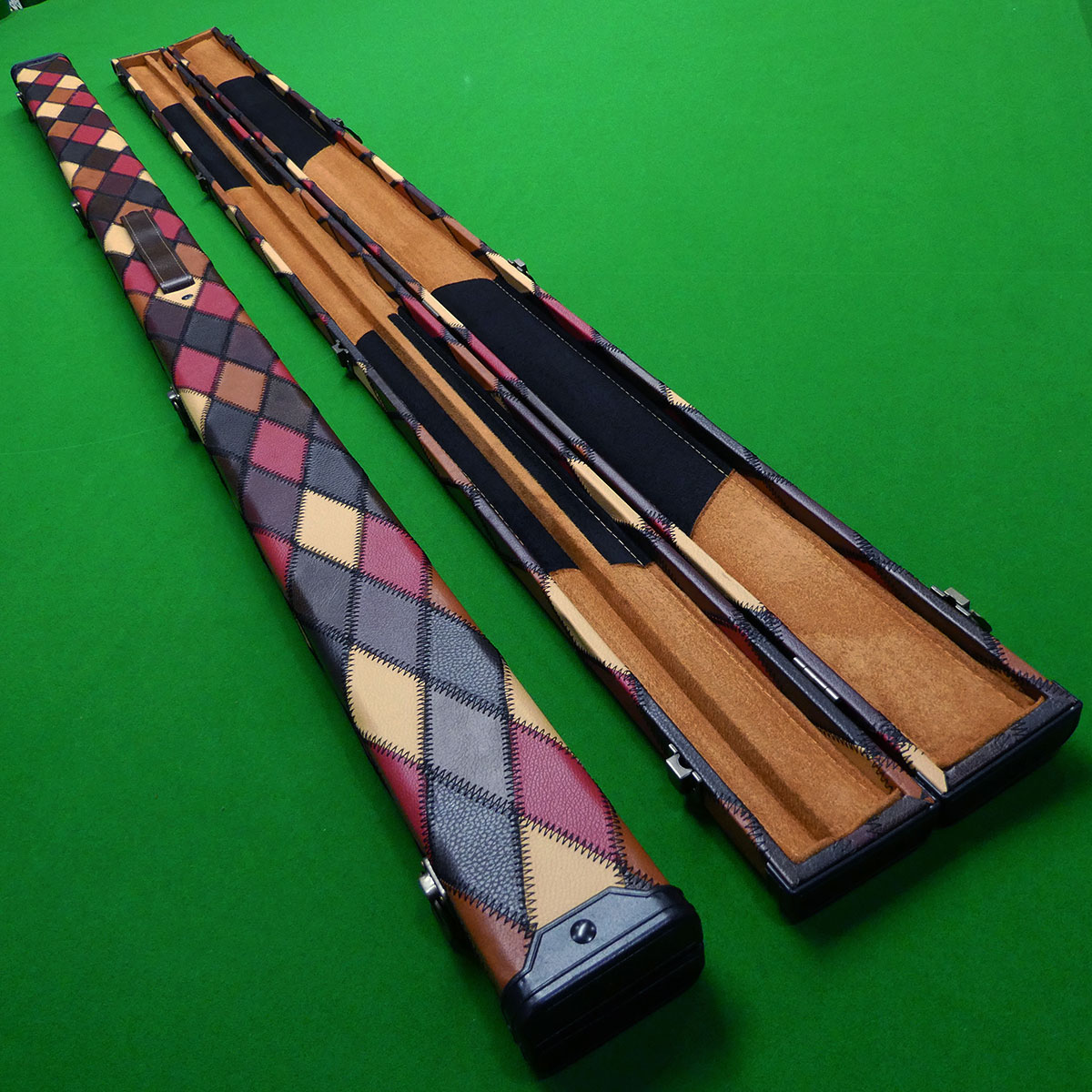 1pc Dark Diamond cue case