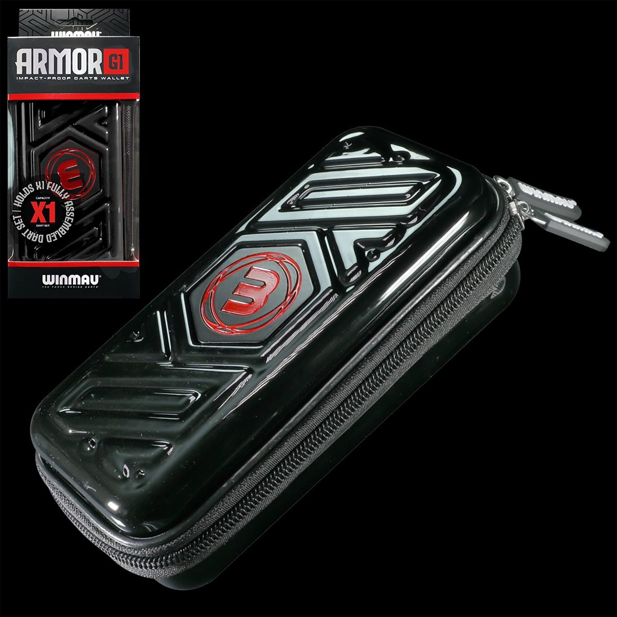 Winmau Armor G1 Black Dart Wallet 8345