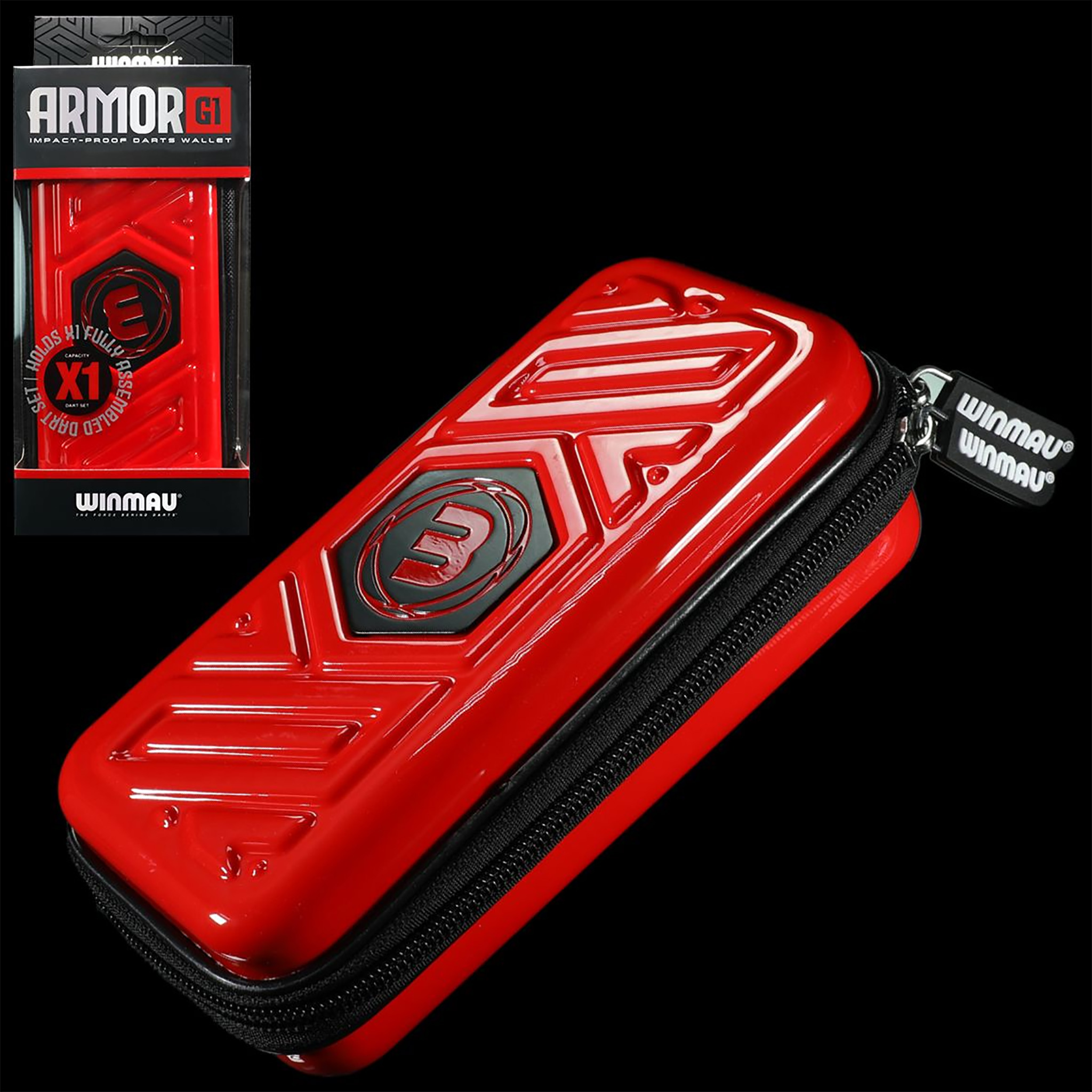 Winmau Armor G1 Red Dart Wallet 8347