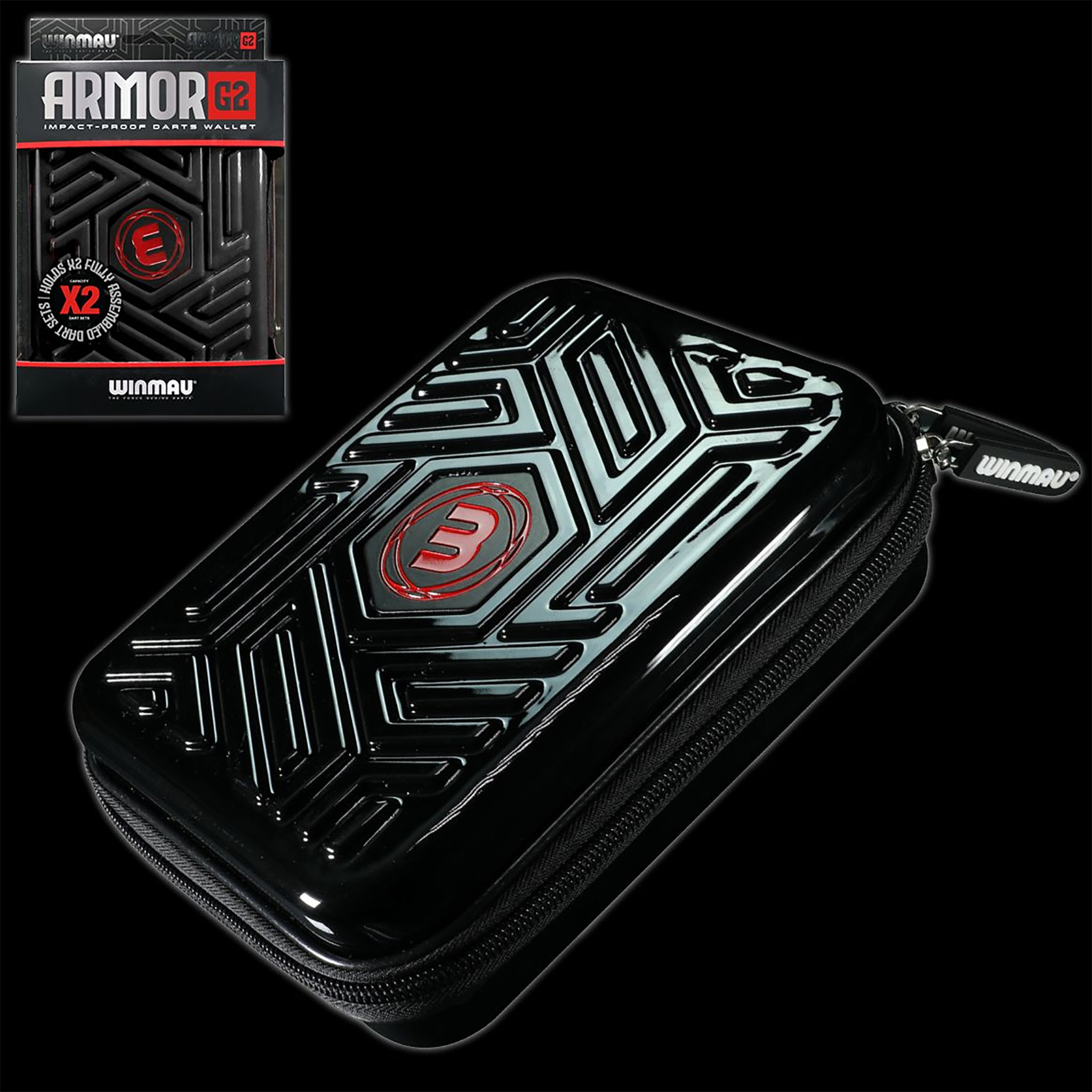 Winmau Armor G2 Black Dart Wallet 8343