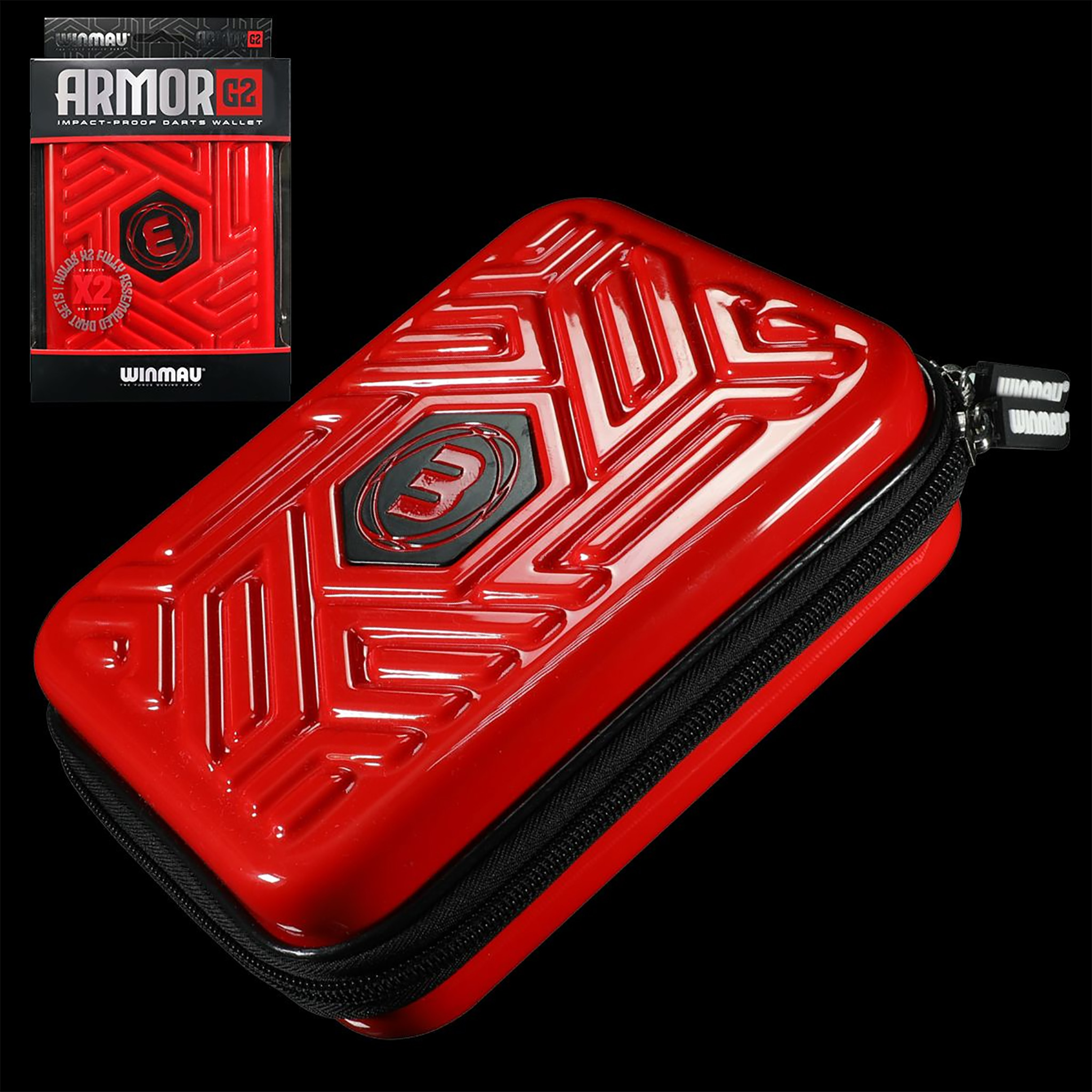 Winmau Armor G2 Red Dart Wallet 8344