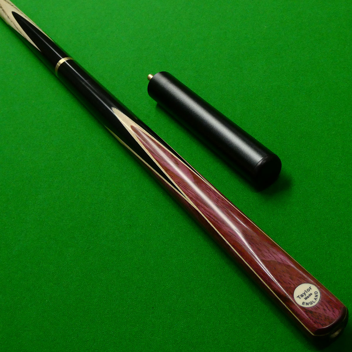 3/4 Taylor GT14 Hand Spliced Snooker cue + Mini Butt