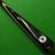 3/4 Maximus Legend snooker cue - Ash, Ebony & Macassar (B) - view 2