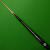 3/4 Maximus Immortal snooker cue - Ash & Ebony (H) - view 5