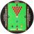 Snooker Bristle Dartboard - view 1