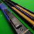 1pc Slimline cue case Blue & Black pimple - view 4