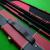 3/4 Wide cue case Black & Burgundy (Holds 2 cues) - view 2