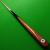 1pc Maximus Legend Plus snooker cue - Ash, Ebony & Amboyna Burr (B) - view 7