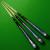 3/4 Taylor Special Blue Hand Spliced snooker cue + Mini Butt - view 5