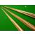 3 x 1pc Cannon snooker cues, rack cues - club cues - view 4