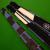 1pc Baize Master Black & Blue Patchwork cue case - view 4