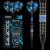 Galactics darts 90% Tungsten - C-Axis grip - view 1