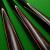 3/4 Taylor Special Brown Hand Spliced Pool cue + Mini Butt - view 3