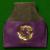 Maximus Cue Leather Chalk Pouch Purple - view 1