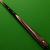 3/4 Maximus Legend snooker cue - Ash, Ebony & Snake wood - view 1