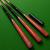 3/4 Bamford red snooker cue + 6" Mini butt - view 1