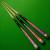 3/4 Taylor Rainbow Hand Spliced Snooker cue + Mini butt - view 6