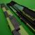 3/4 cue case Chequered Black & Green - view 4