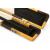 3/4 Baize Master Luxury Gold Patch cue case - view 3