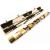 3/4 Baize Master Luxury Gold Patch cue case - view 1