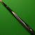 3/4 Maximus Legend snooker cue - Ash, Ebony & Macassar (D) - view 1