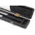 3/4 Baize Master Luxury Black Patch cue case - view 3