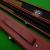 2pc Baize Master deluxe cue case - Burgundy - view 3