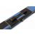 3/4 Baize Master Luxury cue case Black & Blue Patchwork - view 3