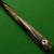 3/4 Maximus Legend snooker cue - Ash, Ebony & Pale Moon (E) - view 2