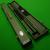 2pc Baize Master deluxe cue case - Dark green - view 1