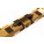 3/4 Baize Master Luxury Gold Patch cue case - view 5