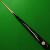 1pc Maximus Ultimate cue 3548 Ultimate Maple shaft, Ebony & Figured Macassar - view 6