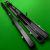 1pc Peradon slim real leather cue case Black (Holds 1 cue) - view 1