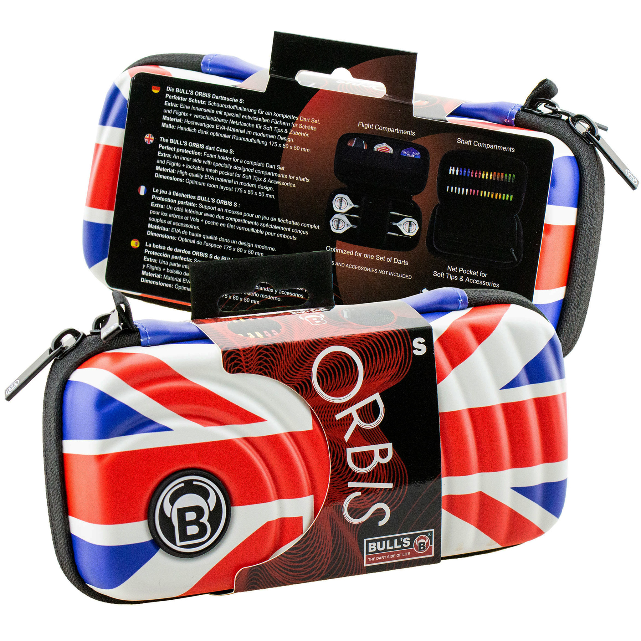 Bulls Orbis S dart case Union Jack