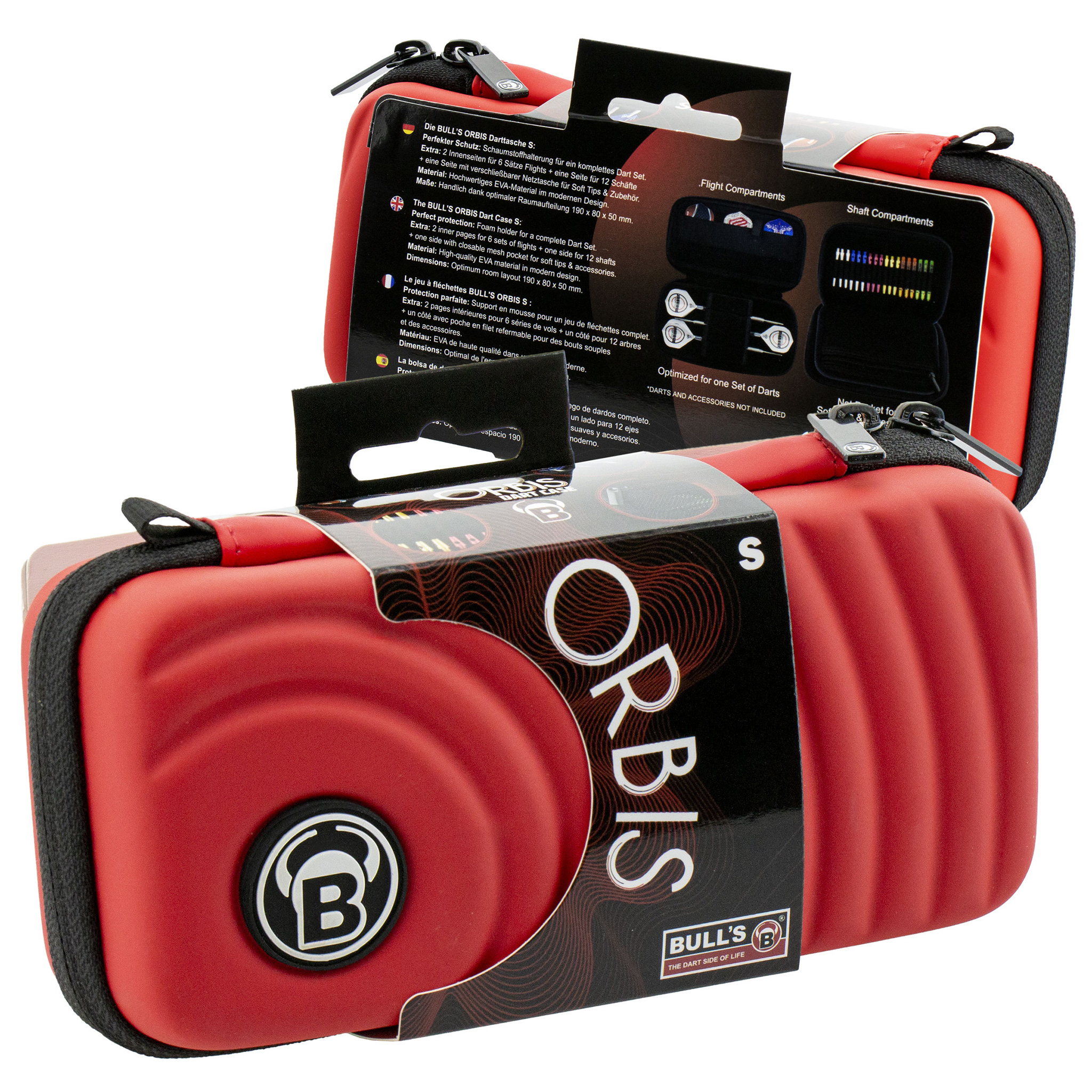 Bulls Orbis S dart case Red